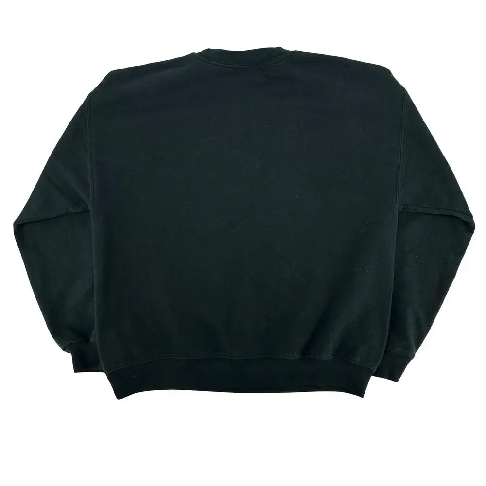 Vintage Men's Black Green Bay Bullfrogs Baseball Crewneck Sweatshirt sz Medium